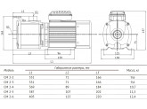 Многоступенчатый горизонтальный насос UNIPUMP CM 2-4