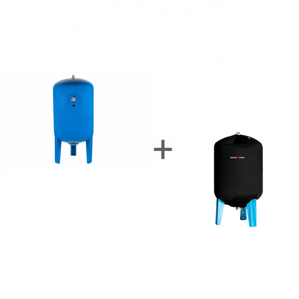 Гидроаккумулятор вертикальный UNIPUMP 200 л + Чехол TermoZont Extra GB 200