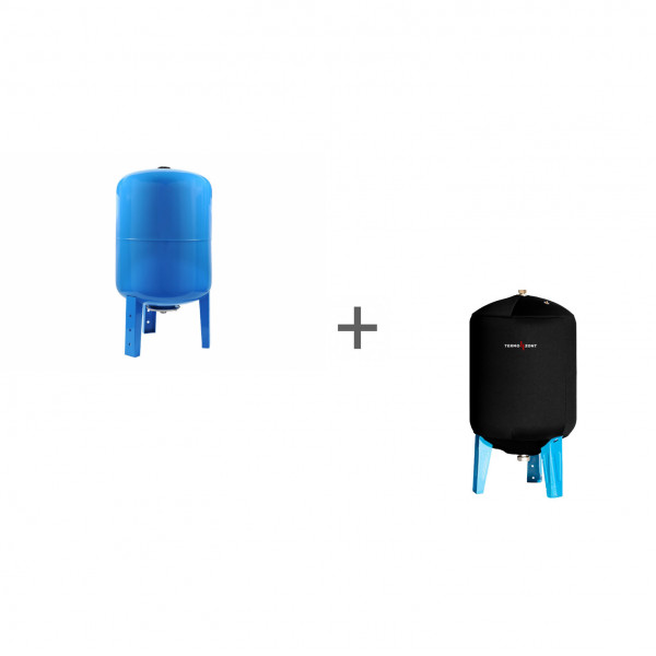 Гидроаккумулятор вертикальный UNIPUMP 50 л + Чехол TermoZont Extra GB 50
